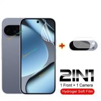 ราคา 2in1 Hydrogel ฟิล์มสําหรับ Google Pixel 10 Pro XL 5G 10Pro XL ป้องกันหน้าจอเลนส์นุ่มป้องกันฟิล์ม (40015185179)