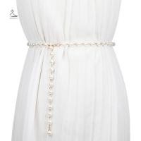 ราคา HSSL ผู้หญิงแฟชั่นเข็มขัดออกแบบเข็มขัดมุกเข็มขัดโซ่เอวสีขาวทุกการแข่งขันเข็มขัดจี้มุกสําหรับผู้หญิง เอ็มซีแอล7717 (29515022887)