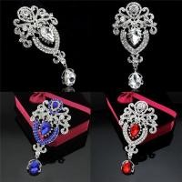 ราคา เข็มกลัดเจ้าสาวยกทรงดอกไม้ขนาดใหญ่ สีเงินพร้อมคริสตัล Swarovski เพื่องานแต่งงาน MCL7717 (42924248099)