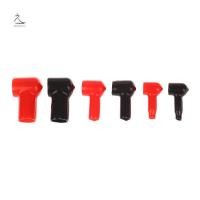 ราคา HSSL 2 ชิ้นขั้วแบตเตอรี่หมวกฉนวนแบตเตอรี่กองหัวหมวกเสาบวกและลบแคลมป์คอลัมน์แขนป้องกัน UPS batt MCL7717 (54001174445)