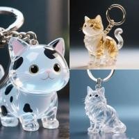 ราคา พวงกุญแจแมวน่ารัก สำหรับใส่ในกระเป๋า ของขวัญสำหรับคนรักสัตว์เลี้ยง (41824238998)