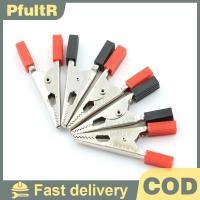 ราคา Null 5 ชิ้น 50 มิลลิเมตรพลาสติกทนทาน Handle Test Probe คลิปจระเข้โลหะพร้อมสกรู นูล (50251047231)