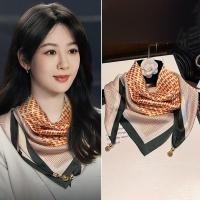 ราคา ผ้าคล้องคอมาลายไหมสำหรับผู้หญิง หัวกระดุมแม่เหล็ก แฟชั่นและป้องกันแสงแดด (55301055897)