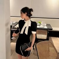 ราคา ชุดยืดสไตล์คลาสซี่ เหมาะสำหรับเดินทางและทำงาน กระโปรงทรงเข้ารูป สีดำ (41474543148)