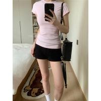 ราคา กางเกงขาสั้นผู้หญิงแบบเอวสูง ยืดหยุ่นได้ สบายๆ ในสไตล์ใหม่ เหมาะสำหรับฤดูร้อน (25346341441)