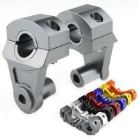 ราคา แคลมป์ยกแฮนด์บาร์ อะลูมิเนียม ขนาด 7 8 นิ้ว 22 มม สีฟ้า สําหรับรถมอเตอร์ไซค์ SUZUKI DRZ 400 DRZ 650 (21594450871)