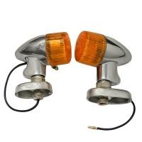 ราคา 2 ชิ้น เซ็ตไฟเลี้ยวรถจักรยานยนต์ วินเทจ เรือลาดตระเวน มีดสับ โลหะที่กําหนดเอง ย้อนยุค ตัวบ่งชี้ (40768700160)