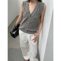 ราคา INBYIN แขนกุดไหมพรมคอวี V NECK KNIT VEST I3003 (41472800696)