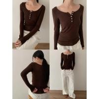 ราคา INBYIN เสื้อแขนยาวแต่งกระดุมอก I3023 (27641126802)