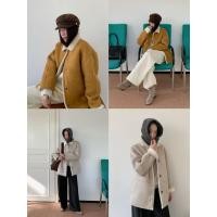 ราคา INBYIN แจ็คเกตหนังกลับบุขนด้านใน SUEDE SHEARLING JACKET I3187 (57400112978)