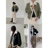 ราคา INBYIN แจ็คเกตหนังบุขนด้านใน SHEARLING JACKET I3189 (54400113323)