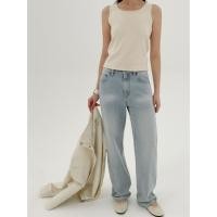 ราคา INBYIN กางเกงยีนส์ขากระบอกสีอ่อน I2916 (40166766049)