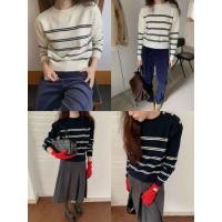 ราคา INBYIN ไหมพรมแขนยาวลายริ้ว STRIPED SWEATER I3230 (40626373621)