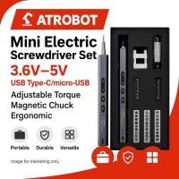 ราคา Mini Electric Screwdriver ไขควงไฟฟ้าไร้สาย 3 6 5V 2 Nm 100 200RPM ชุด 44 หัว ขนาดเล็ก พกพาง่าย แบต 800mAh ชาร์จ USB C (41024334494)