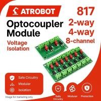 ราคา Optocoupler 817 โมดูลแยกสัญญาณ 2 4 8 ช่อง Isolation Board ป้องกันรบกวน ขยายวงจร Arduino PLC (55050559624)