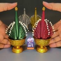 ราคา บายศรีเทพ มินิ งานปราณีต ถวายหิ้งขนาดเล็ก ประดับหิ้งพระ หิ้งเทพ ของขวัญ ของชำร่วยมงคล (29743436336)