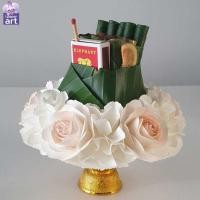 ราคา พานเด็ก พานเชิญ สินค้าไทย งานปราณีต พานวางของบูชา พานดอกไม้ พานแหวนหมั้น ขนาด 15 เซนติเมตร (27633887744)