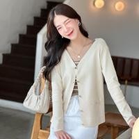 ราคา ส่งต่อเสื้อคลุมmiladeสีม่วงเบจfreesize (25593911090)