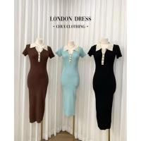ราคา ส่งต่อ London dress chuuสีดำ ผ้ายืด (43565172074)