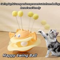 ราคา ของเล่นแมว ของเล่นแมว Bee Tumbler หมุนสวนสนุก Cat Teasing Handy Tool Self Happy ของเล่นแมว Cat Teasing Stick ของเล่น (41656035495)