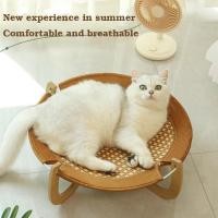 ราคา หวายแมวครอกฤดูร้อนเปลญวนสี่ฤดูกาลสากลลูกแมวนอนครอกเสื่อเย็นฤดูร้อนลูกแมวเตียงสัตว์เลี้ยงตั้งแคมป์เตียง (40407040953)