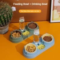 ราคา ชามสัตว์เลี้ยงสามในหนึ่งเดียวอัตโนมัติดื่มชามแมวป้องกันการพลิกคว่ําชามอาหารสุนัขให้อาหารชามคู่สัตว์เลี้ยงแมวคอชามป้องกัน (27838204005)