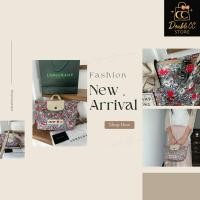 ราคา SALE ราคา 1 500 กระเป๋าเป้สะพายหลังลายดอกไม้ (44070789690)