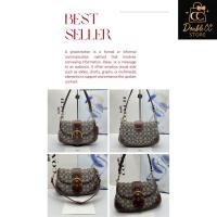 ราคา สินค้าขายดี กระเป๋าสะพายไหล่คลาสสิก (43325528826)