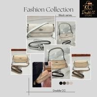 ราคา สินค้าขายดี Factory กระเป๋าสะพาย Flap Bag ดีไซน์สวยจากหนังแท้และผ้าแคนวาส (25597220851)