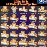 ราคา KJC HY ทองเหลืองเท่ากันทีกับสามเกลียวภายในท่อฟิตติ้ง 1 2 ใน 3 4 ใน ลดทีกับสามด้ายภายนอกข้อต่อท่อ (26187701843)