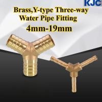 ราคา KJC HY ทองเหลือง ย พิมพ์ ข้อต่อท่อน้ําสามทาง 4 มม 19 มม ท่อน้ํา สายแก๊สท่อแรงดันสูงสําหรับล้างรถ ที ท่อ (44260660518)