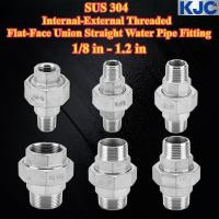 ราคา KJC HY SUS 304 ข้อต่อท่อน้ําตรงแบบเกลียวใน ภายนอก 1 8 in 1 2 in อุปกรณ์ข้อต่อท่อน้ํา (40772150621)