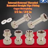 ราคา เคซี เฮ้ ทองแดงชุบด้วยไฟฟ้าภายใน ภายนอกเกลียวขยายข้อต่อท่อตรง 1 2 นิ้ว 3 4 นิ้ว ส่วนประกอบขั้วต่อท่อ (47500559002)