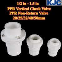 ราคา KJC HY PPR เช็ควาล์วแนวตั้ง 1 2 นิ้ว 1 5 นิ้ว วาล์วตรวจสอบ PPR 20 25 32 40 50 มม PPR วาล์วไม่กลับ (42913369651)