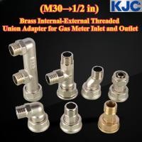 ราคา KJC HY อะแดปเตอร์ยูเนี่ยนเกลียวภายใน ภายนอกทองเหลืองสําหรับมิเตอร์แก๊สเข้าและทางออก M30 1 2 นิ้ว ข้อต่อยูเนี่ยนสําหรับอุปกรณ์ท่ออลูมิเนียมแก๊ส (42664924064)