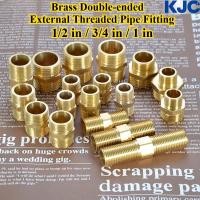 ราคา KJC HY ข้อต่อท่อเกลียวภายนอกปลายคู่ทองเหลือง 1 2 นิ้ว 3 4 ใน 1 ใน ขั้วต่อท่อน้ําเกลียวภายนอกแบบขยาย (40604891126)
