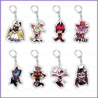 ราคา Si13 Hazbin Hotel Charlie Morningstar Vaggie Angel Dust Alastor acicylic key holder Lucifer Morningstar พวงกุญแจกํามะหยี่ (28960127550)