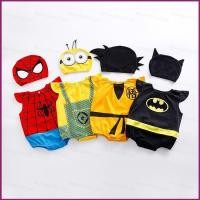 ราคา Siy7 Batman Sun Wukong Minions spider man Baby cotton onesie Pionys การ์ตูนคลานชุดเสื้อผ้าทารกแรกเกิดภาพสวมหมวก (28910707713)