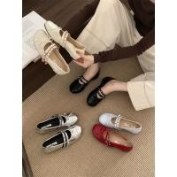 ราคา รองเท้าพร็อปสีดำสไตล์ฝรั่งเศสสำหรับผู้หญิง ออกแบบมาในสไตล์แมรี่เจน กับโบว์สวยงาม เหมาะสำหรับฤดูใบไม้ผลิและฤดูใบไม้ร่วง (40171728353)