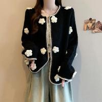 ราคา เสื้อกันหนาว crochet สไตล์ Chanel ปี 2025 สำหรับฤดูใบไม้ร่วงและหนาว ไซส์ petite งานฝีมือคุณภาพดี (29992649822)