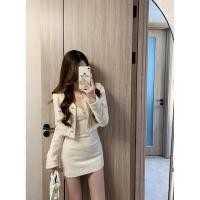 ราคา ชุดสูทฤดูใบไม้ร่วงสไตล์ชาแนล เข้ากับเดรสทันสมัย ขนาดเล็ก ระดับไฮเอนด์ (45200874075)