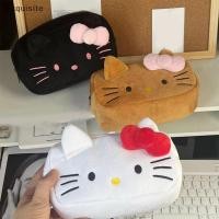 ราคา ประณีต น่ารัก Sanrio Hello Kitty Cat Plush ดินสอ Cinnamoroll แต่งหน้ากระเป๋าเครื่องสําอางสําหรับสาวเครื่องเขียนกระเป๋าเดินทาง th (29405583209)