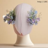 ราคา ของประดับผมแฮนด์เมイค์สำหรับเจ้าสาว พร้อมคลipsหนีบผมลายดอกไม้สีขาว (52851282218)