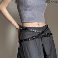 ราคา เข็มขัดแฟชันสไตล์พังค์คาวบอย ลายวงกลม ออกแบบพิเศษเพื่ออเนกประสงค์ (52000276763)