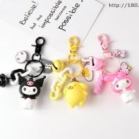 ราคา การ์ตูนน่ารัก Kawaii Sanrio Character Kuromi My Melody Cinnamoroll พวงกุญแจ สำหรับรถและกระเป๋า (46950793263)