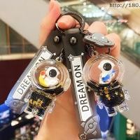 ราคา fitnessfrenzystore สร้างสรรค์น้ํามันนักบินอวกาศพวงกุญแจขวดทรายดูดลอยพวงกุญแจกระเป๋าคู่แขวนเครื่องประดับของขวัญ TH (41876095983)