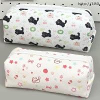 ราคา fitnessfrenzystore กระเป๋าดินสอพิมพ์ลายแมวน่ารักกระเป๋าสอนของขวัญ Gadget Bag Storage กระเป๋าแต่งหน้ากระเป๋าเครื่องเขียน TH (53100286459)