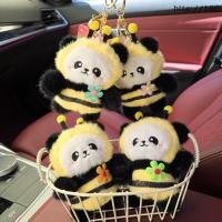 ราคา ตุ๊กตาแพนด้า cute little bee cross dressing สำหรับคล้องกุญแจและตกแต่งกระเป๋า เป้ หรือเครื่องประดับ ของที่ระลึก (53750281796)