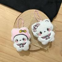ราคา fitnessfrenzystore Sanrio Plush Key Chain Doll Hello Kitty Doll Bead Chain Keyring Anime Doll Backpack Pendant Melody Cinnamoroll Cute Girl Toy TH (53551222517)
