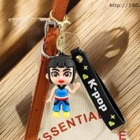 ราคา fitnessfrenzystore KPOP Demon Hunters พวงกุญแจเสือน้อยการ์ตูนอะนิเมะ Monster Hunt Girl Key แหวนกระเป๋าจี้กระเป๋าเป้สะพายหลังแขวนตกแต่งของขวัญ TH (51601277148)